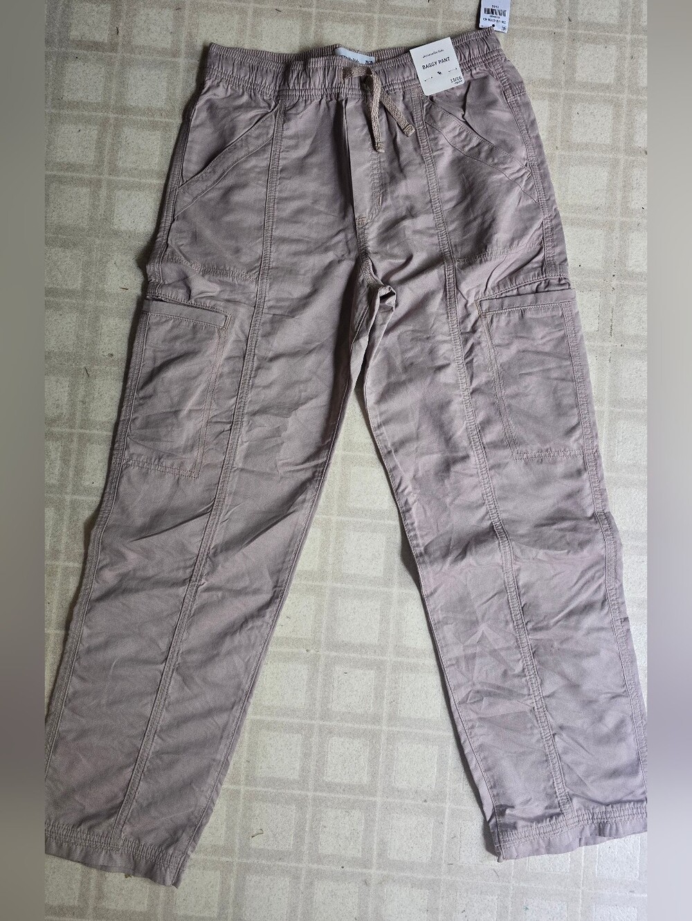 A&F Kids Baggy Pants 15/16 Reg Khaki